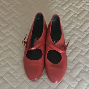TicTacToes Red Mary Jane Women's Dance Shoes Size 11